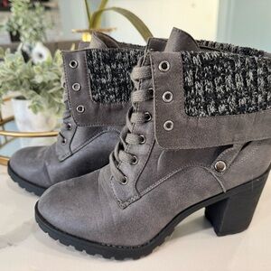 Dark Gray Booties